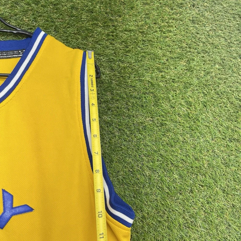 Golden State Warriors Adidas Jersey Mens Medium Kevin Durant #35 Yellow The City